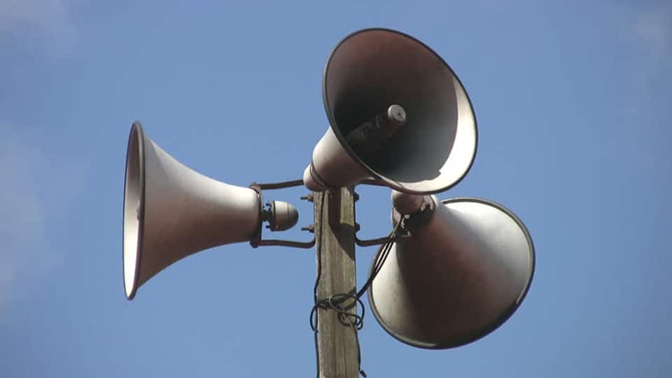 Loudspeakers: State issues guidelines