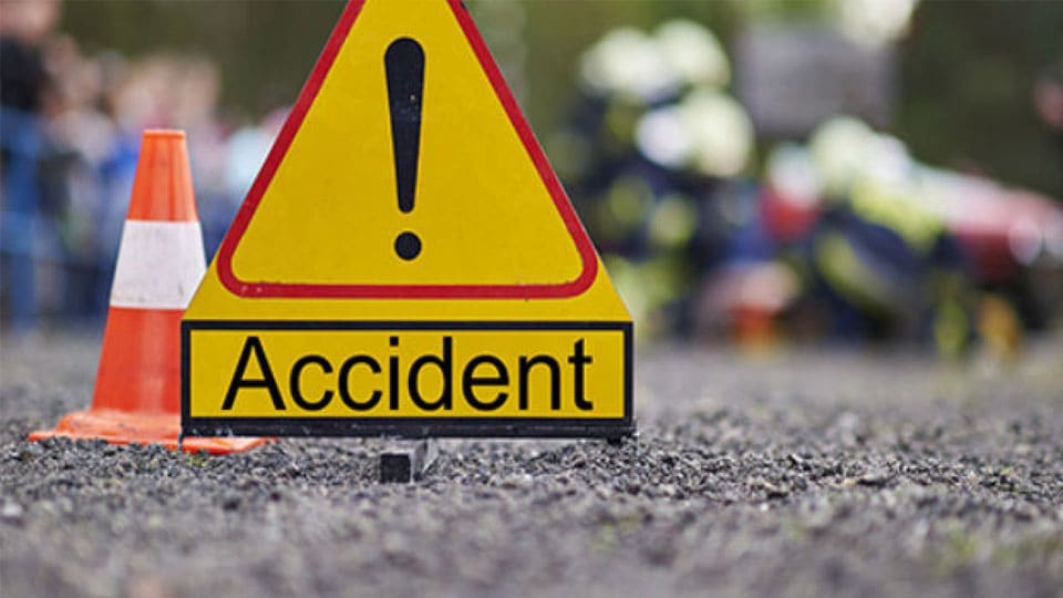Woman killed as bus rams into scooter at Paduvarahalli