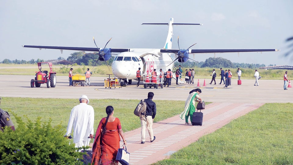 Flights to and from Mysuru record only 20 percent occupancy