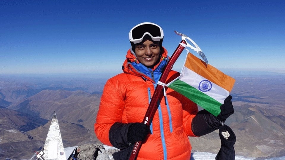 Bhavani from Kodagu, first Indian woman to get trained at Mt. Ruapehu in New Zealand