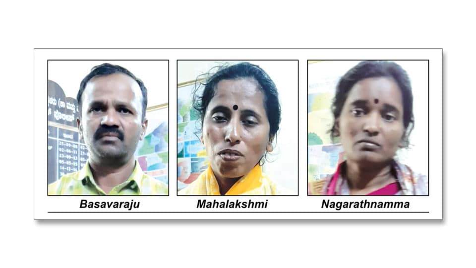 Three including two women arrested for blackmailing priest