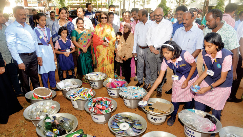 Children create awareness against plastic through ‘Shramdaan’