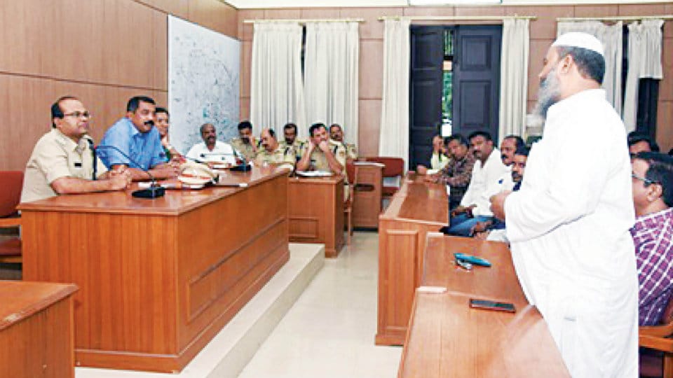 City Police hold peace meeting
