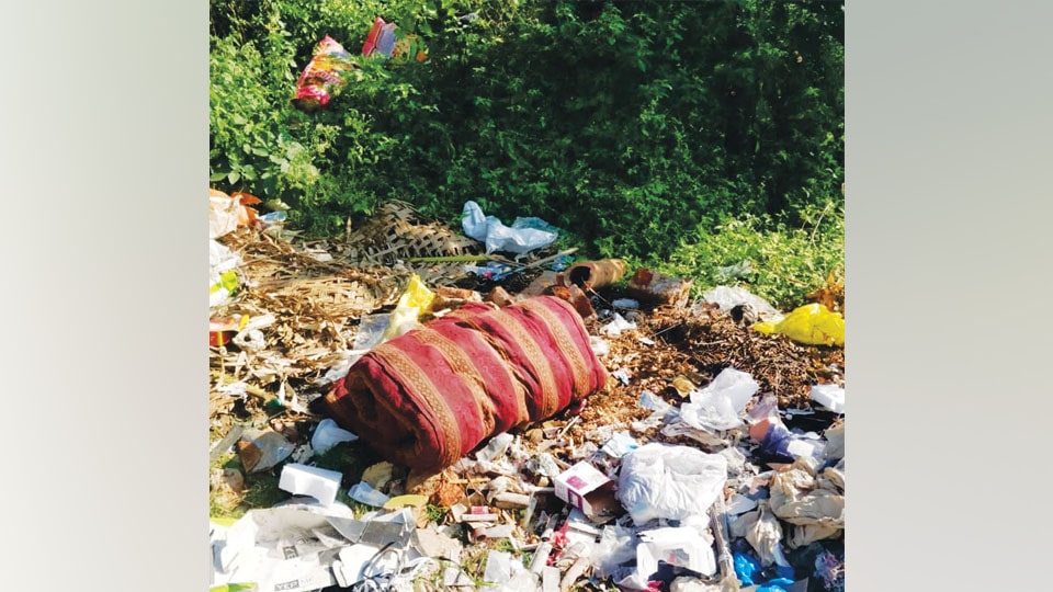 Plea to clear garbage dumped in MUDA Employees Layout