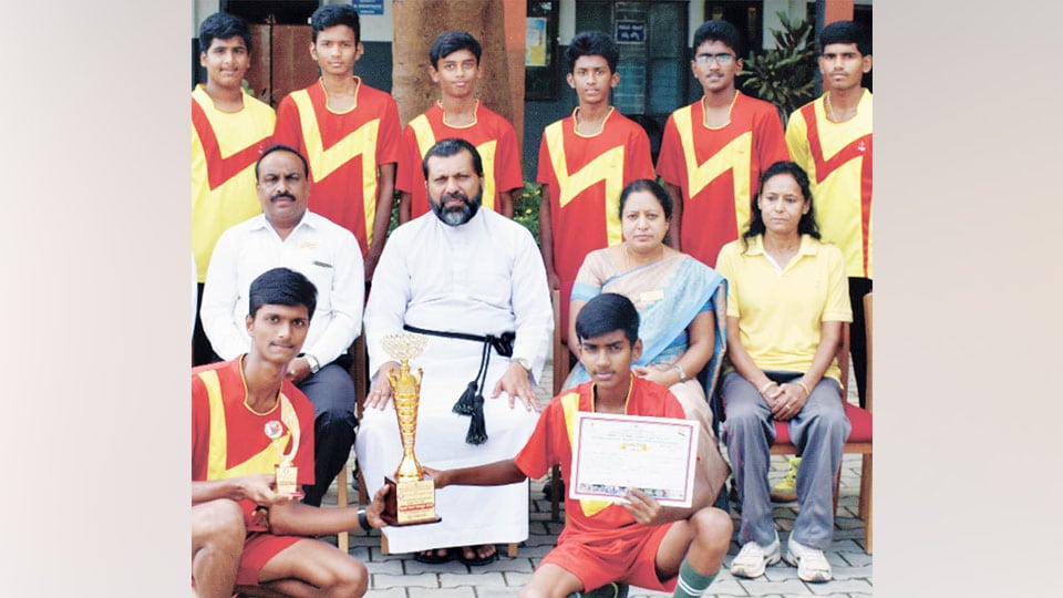 Winners in District and Division-level Handball