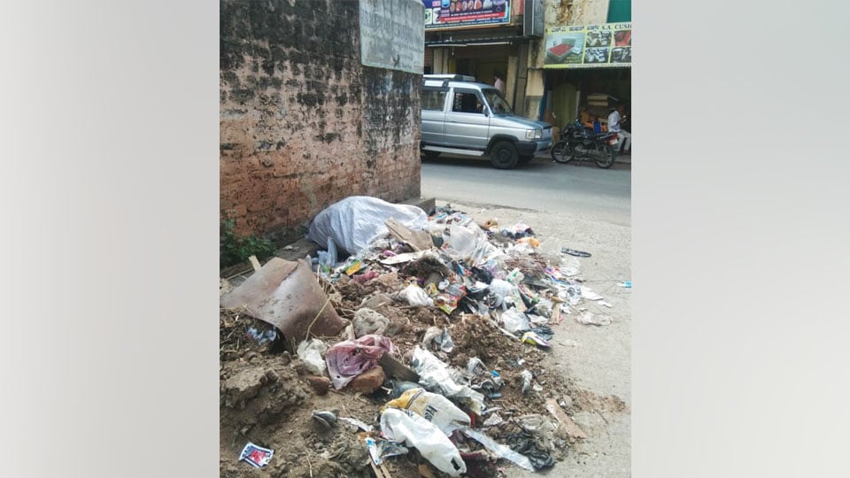 Plea to clear garbage near St. Philomena’s Church