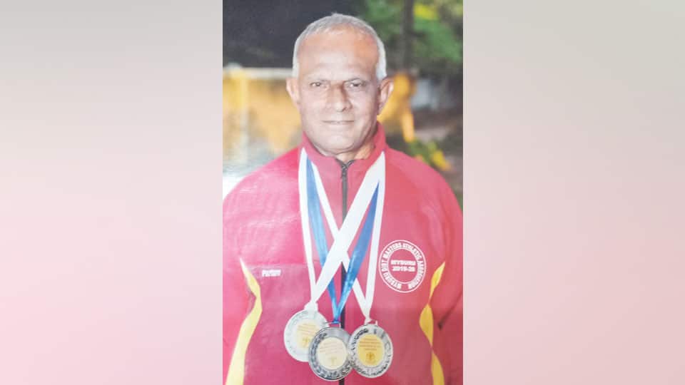 Veteran athlete wins medals