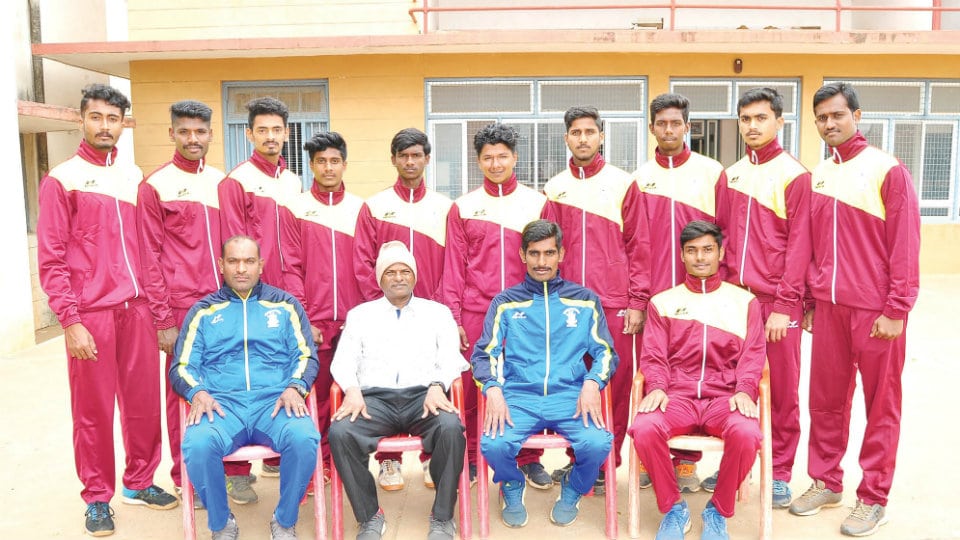 Mysore Varsity Handball team