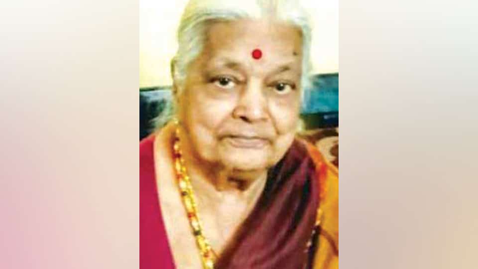 Freedom Fighter H.S. Doreswamy’s wife Lalithamma passes away