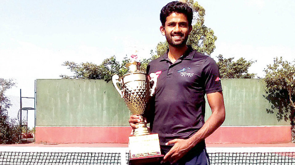 AITA Men’s Tennis at Panchgani: Mysurean Suraj Prabodh clinches Singles title