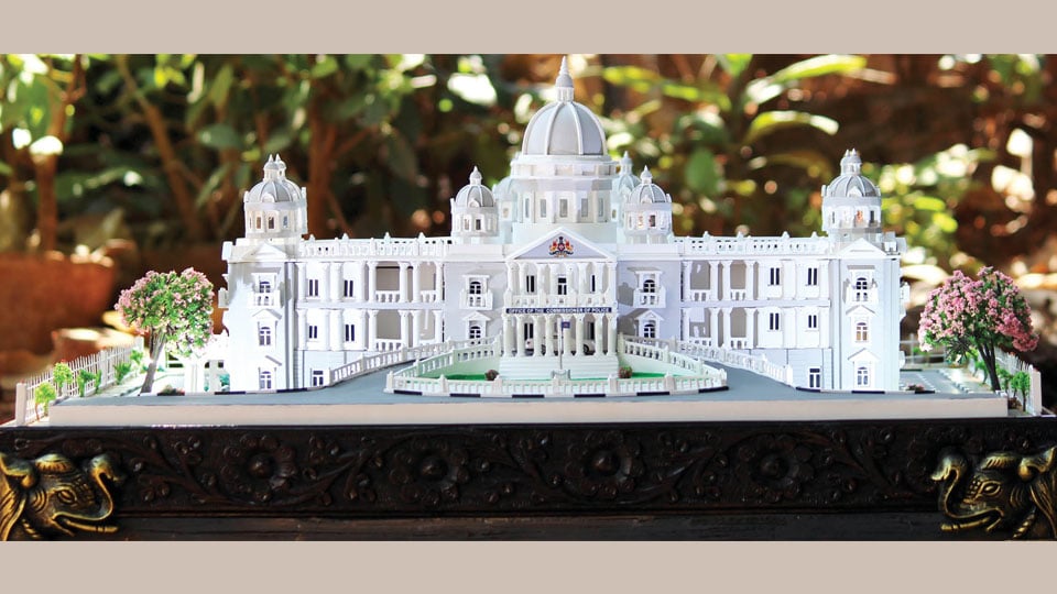 Making miniatures to preserve  imposing buildings for posterity