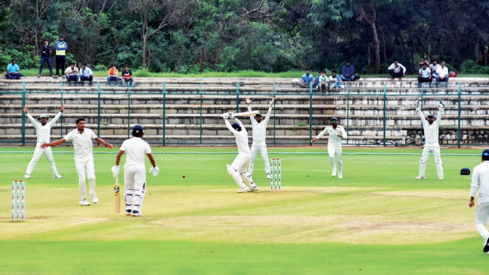 Karnataka’s Ranji Trophy encounter against Himachal Pradesh begins