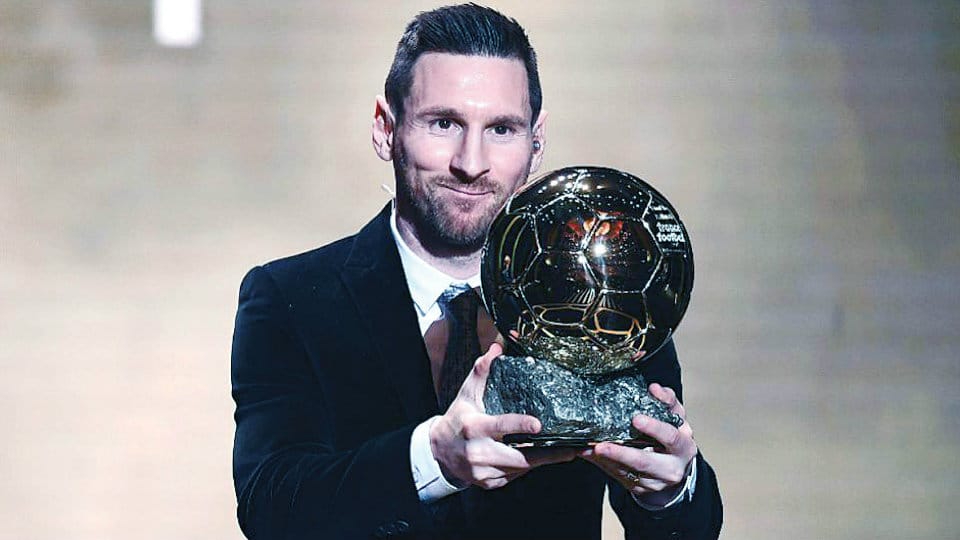 Messi wins Ballon d’Or for record sixth time