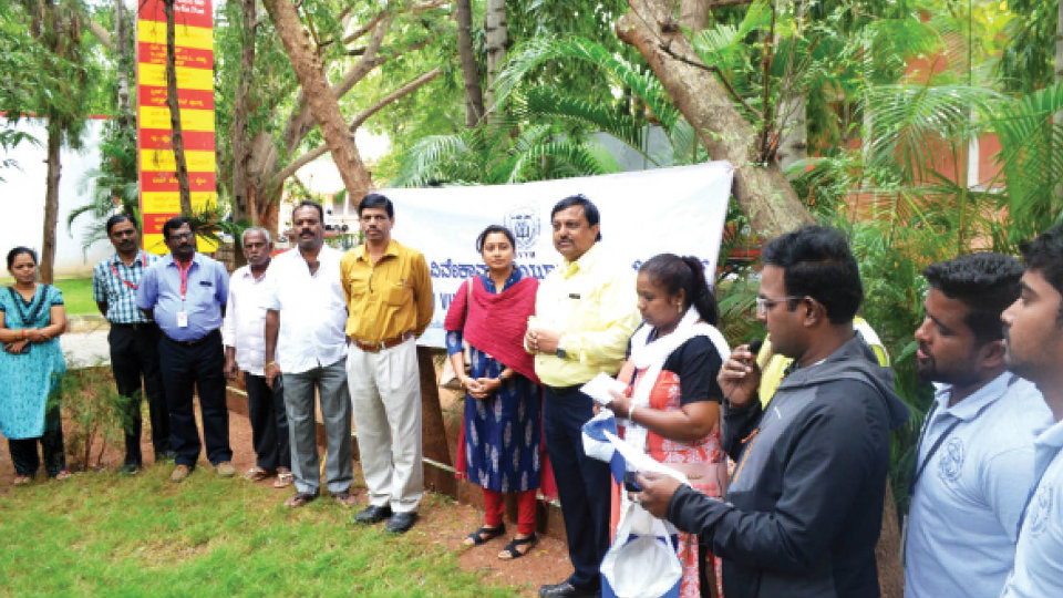 My E-waste, My Responsibility: Door-to-door campaign held in Saraswathipuram