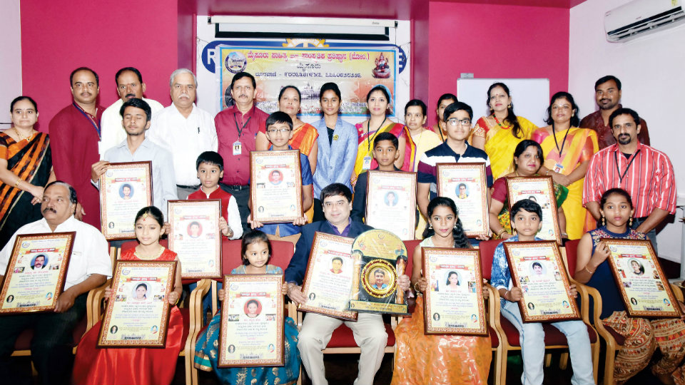 Awards presented to achievers