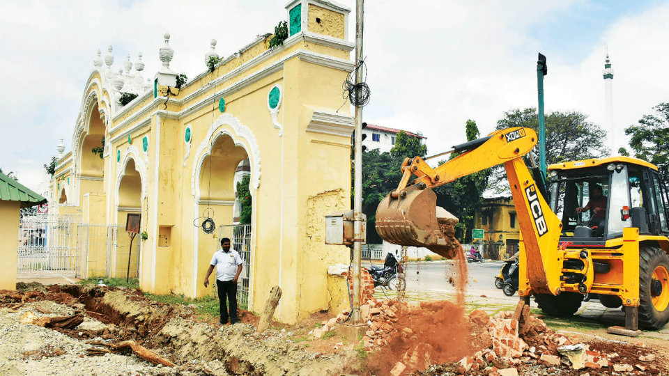 Government House Heritage Arch conservation works begin