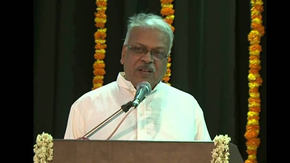 Senior writer Dr. H.S. Venkatesh Murthy to chair 85th Kannada Sahitya Sammelana