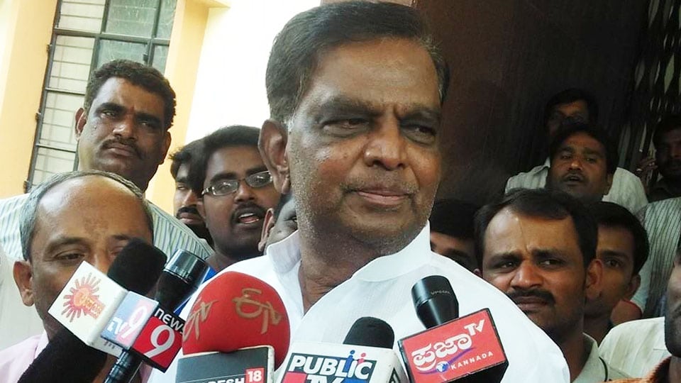 BJP will win 10 of 15 seats, says MP Sreenivasa Prasad