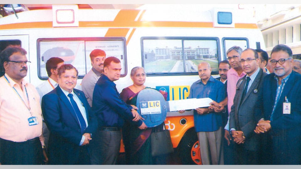 Advanced ICU Ambulance donated to JSS Hospital