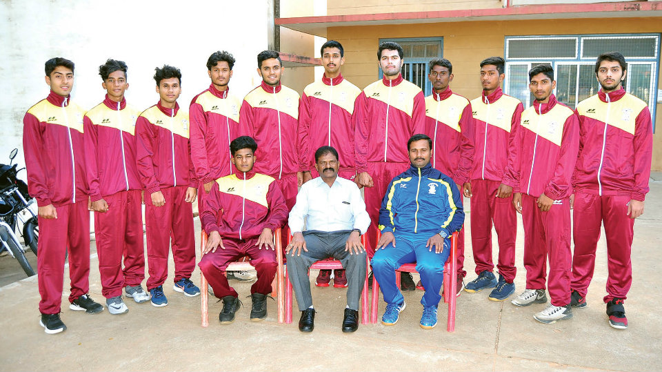 Mysore University Basketball Team