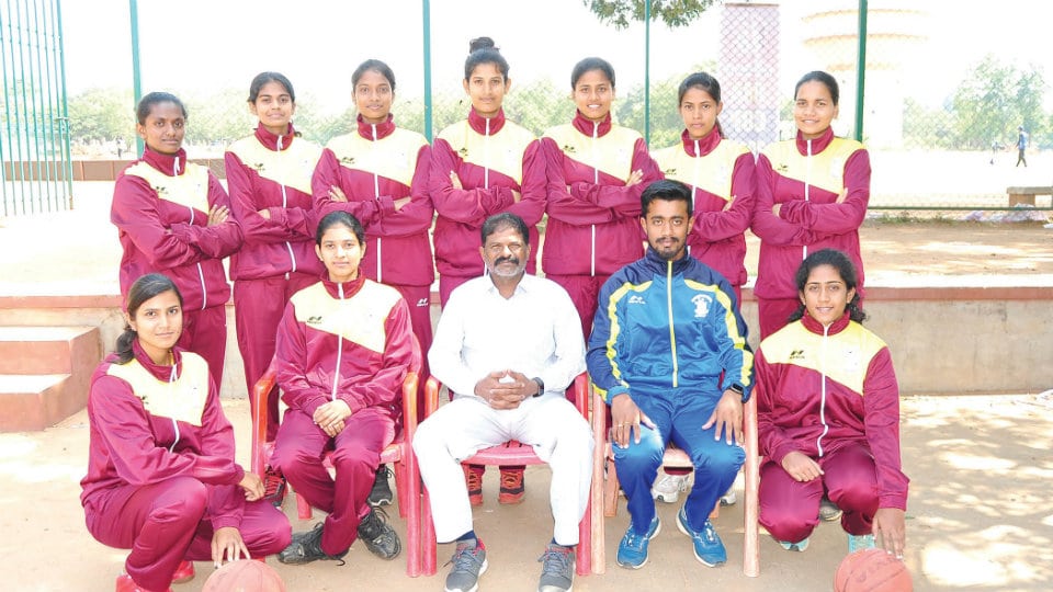 Mysore Varsity Basketball team in South Zone Tournament