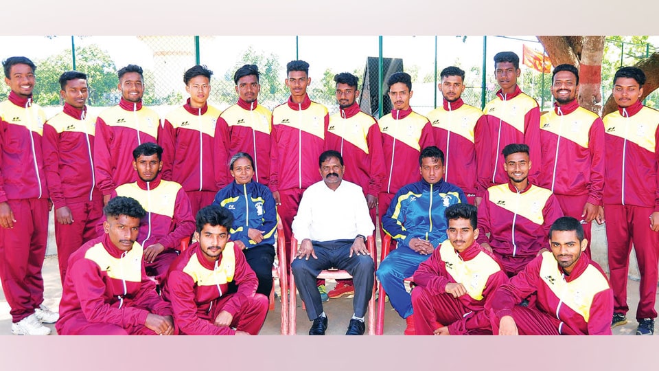 UoM team for South Zone Inter-University Football Tournament