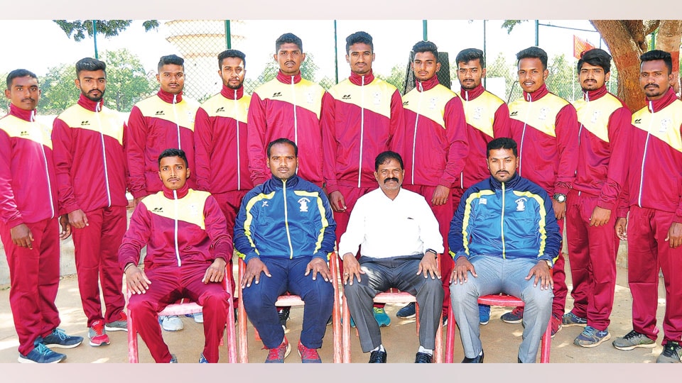 Mysore Varsity kabaddi team