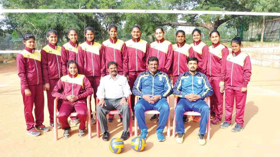 University of Mysore Volleyball Team