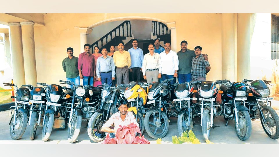 CCB Police nab bike-lifter, recover 11 two-wheelers