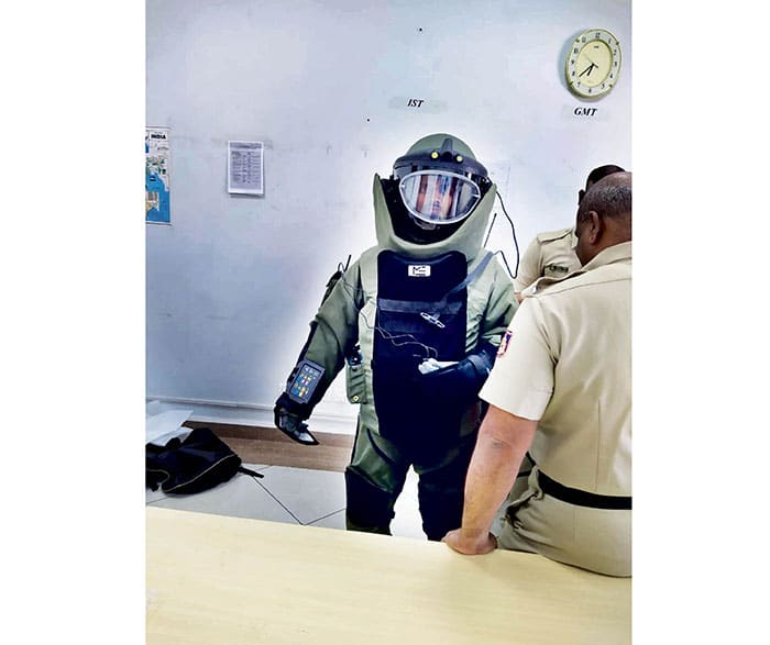 Bomb Suit for Mysore Airport Security-1