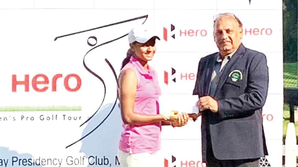 Hero Women’s Pro Golf Tour 2020-II Leg: Mysuru’s amateur golfer Pranavi Urs wins title, turns professional