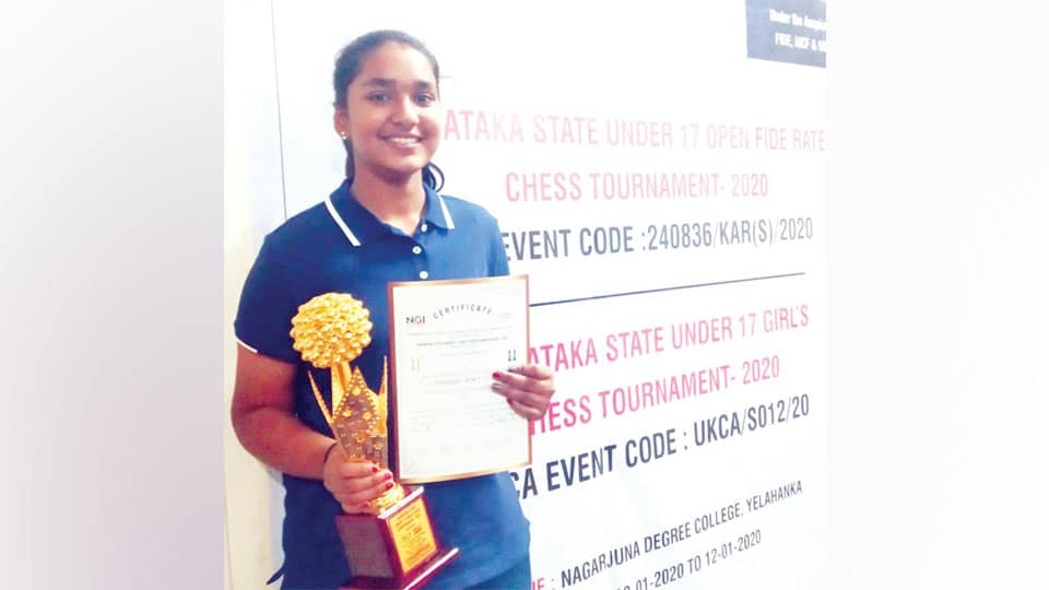 State U-17 Girls Chess Championship: Prasiddhi Bhat triumphs