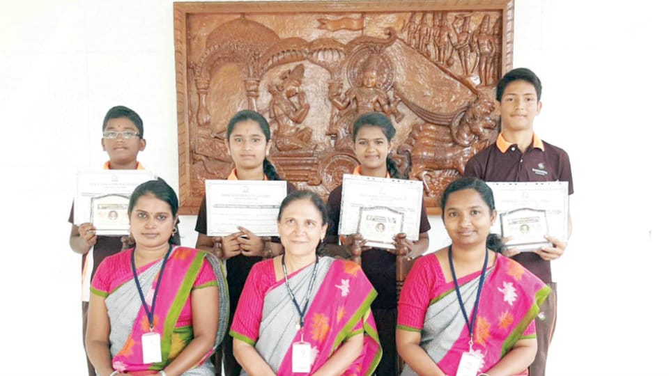 Prize Winners in Inter-School contests