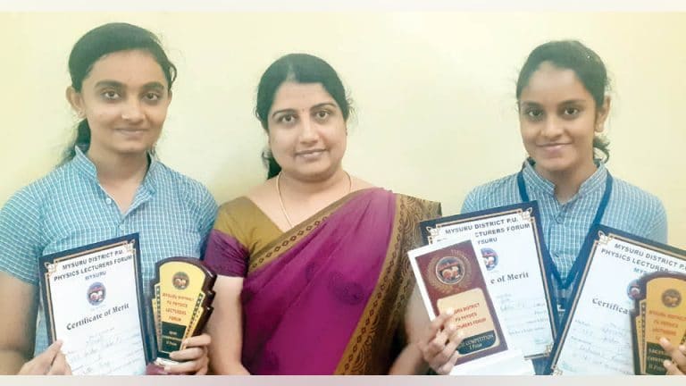 Excel in Physics contests - Star of Mysore