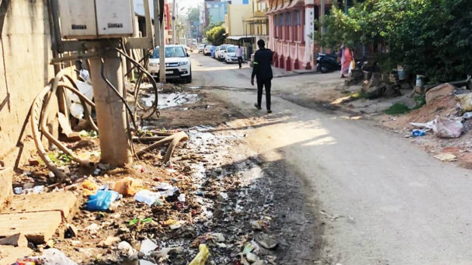 Plea to clear garbage on Dawood Khan Street