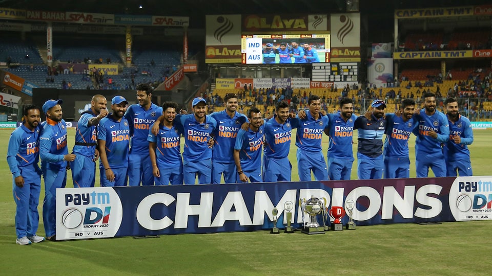 India clinch ODI Series against Australia in Bengaluru