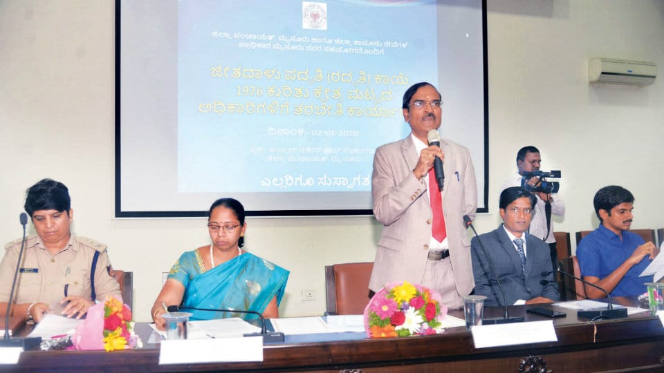 Rural Officers groomed on Bonded Labour (Abolition) Act