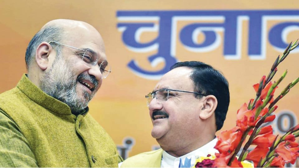 J.P. Nadda takes over as BJP Chief from Amit Shah