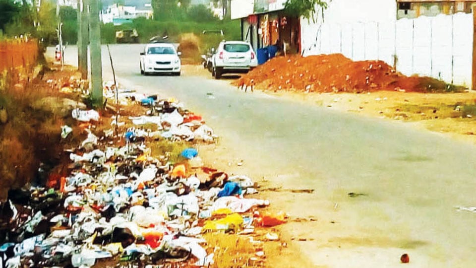 Plea to clear garbage at Rajivnagar