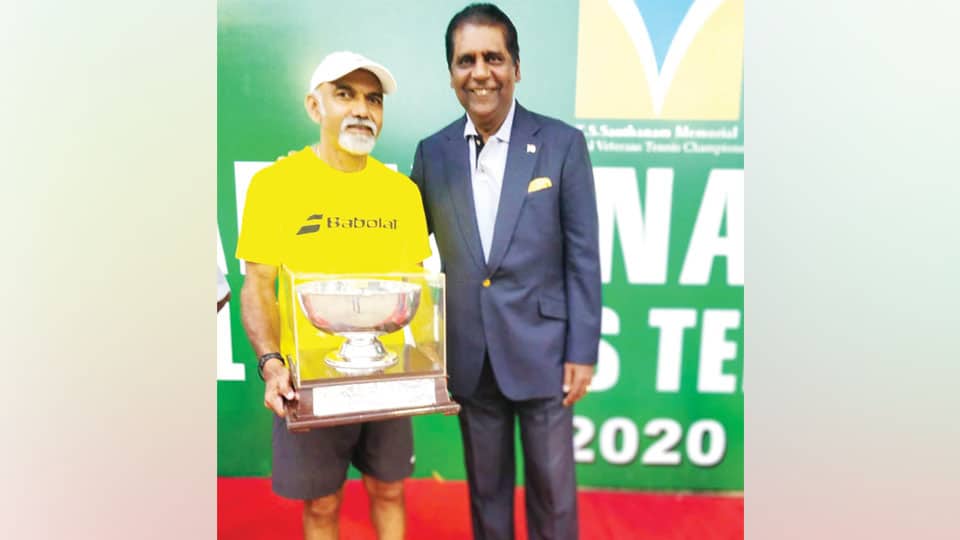 T.S. Santhanam Memorial National Seniors Tennis Championship: City’s Nagaraj wins double crown