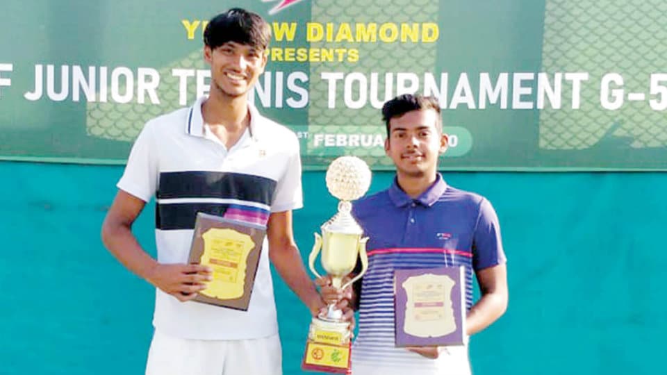 ITF Grade 5 Junior Tennis: Arnav-Denim Yadav duo clinches Doubles title