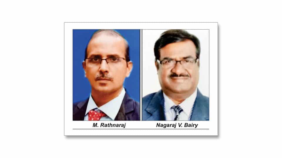 M. Rathnaraj is BAI Mysuru Chairman, Nagaraj V. Bairy Hon. Secretary