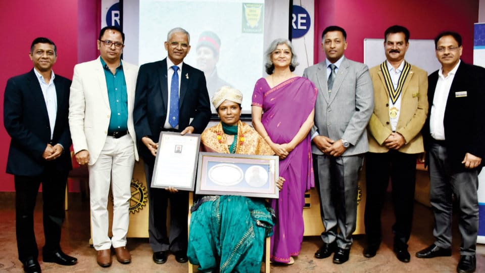 Major Smitha Lakshman conferred ‘Rotary Sainik Desh Rathna Award’