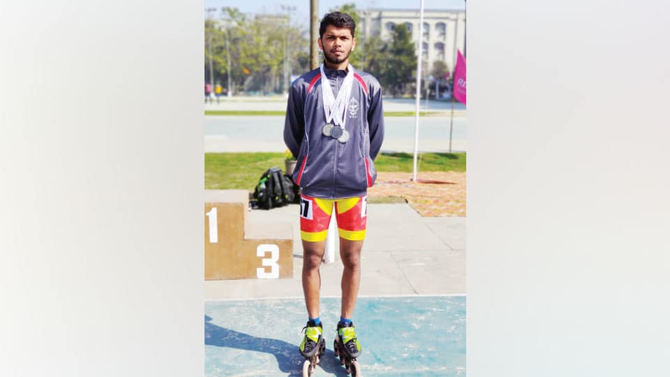 City Skater wins medals at All India Meet