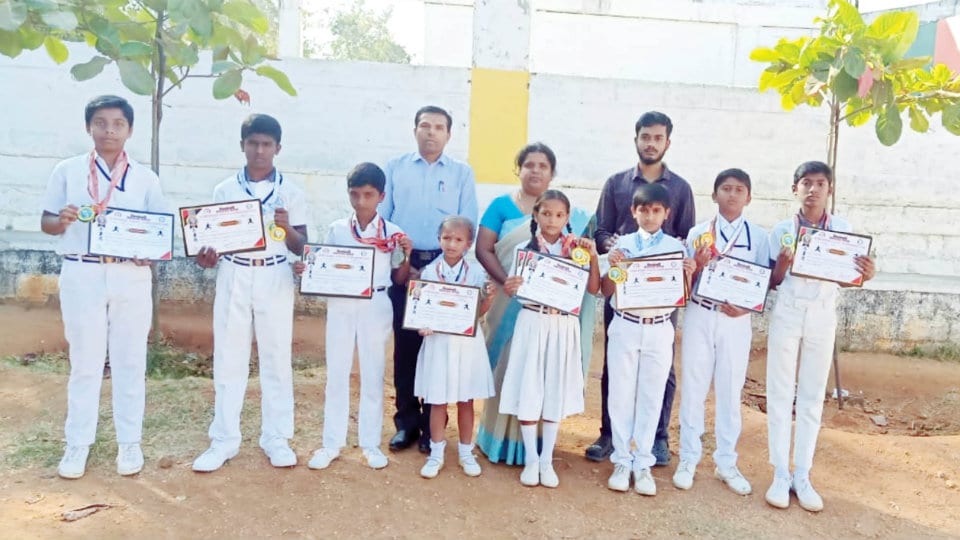 Medal-winners in Karate