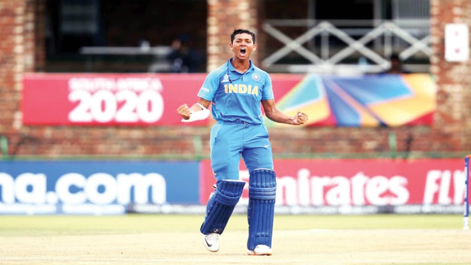 ICC Under-19 World Cup : India thrash Pak to book final berth