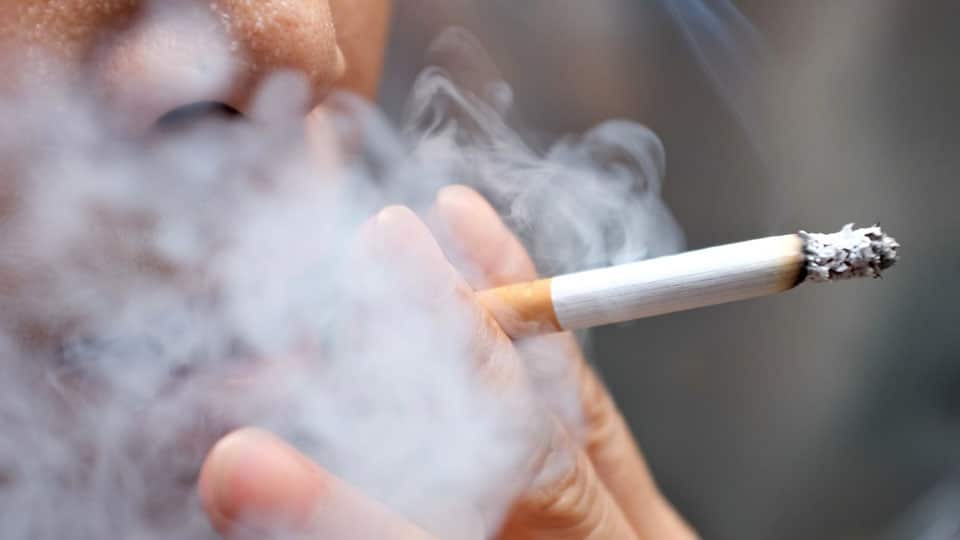 Can you blow cigarette smoke on someone’s face?