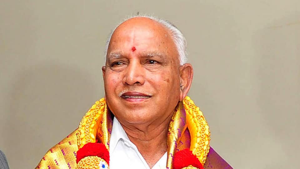 CM Yediyurappa’s 77th birthday on Feb. 27 to be a ‘non-partisan’ event