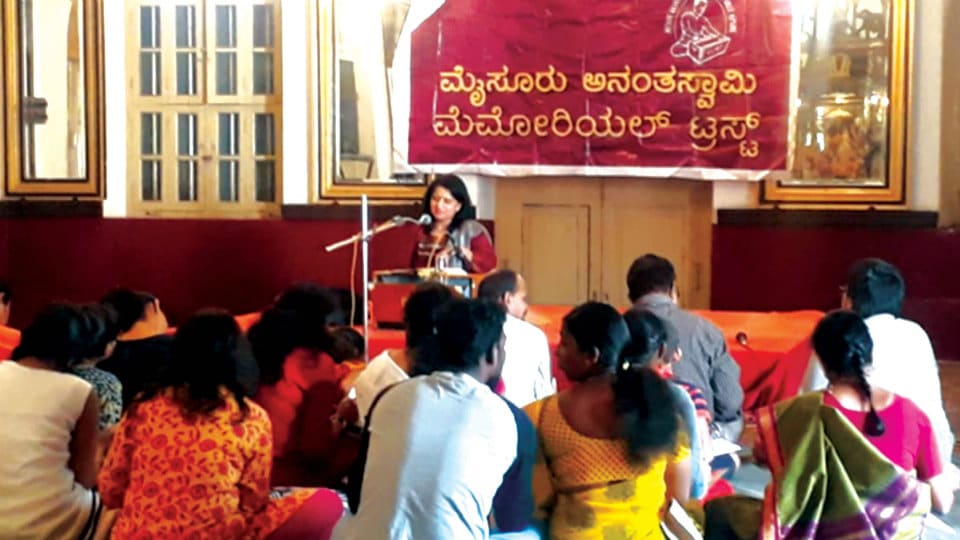 Sugama Sangeetha workshop by Sunitha Ananthaswamy