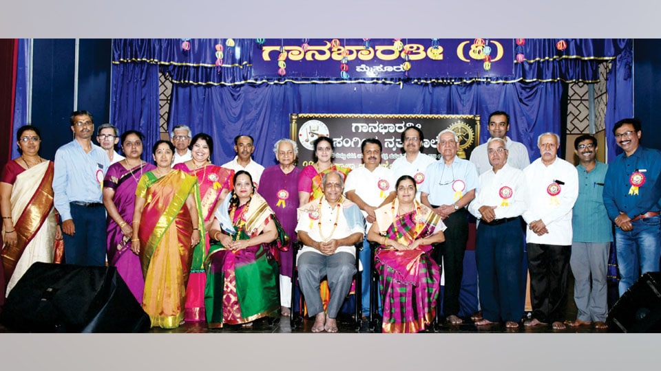 Annual Day: Ganabharathi Music teachers felicitated